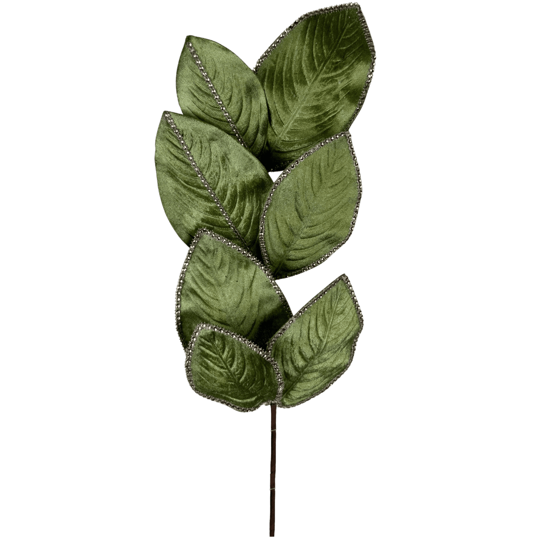 (FHY0093OL) Follaje mega hojas oliva 73 cm