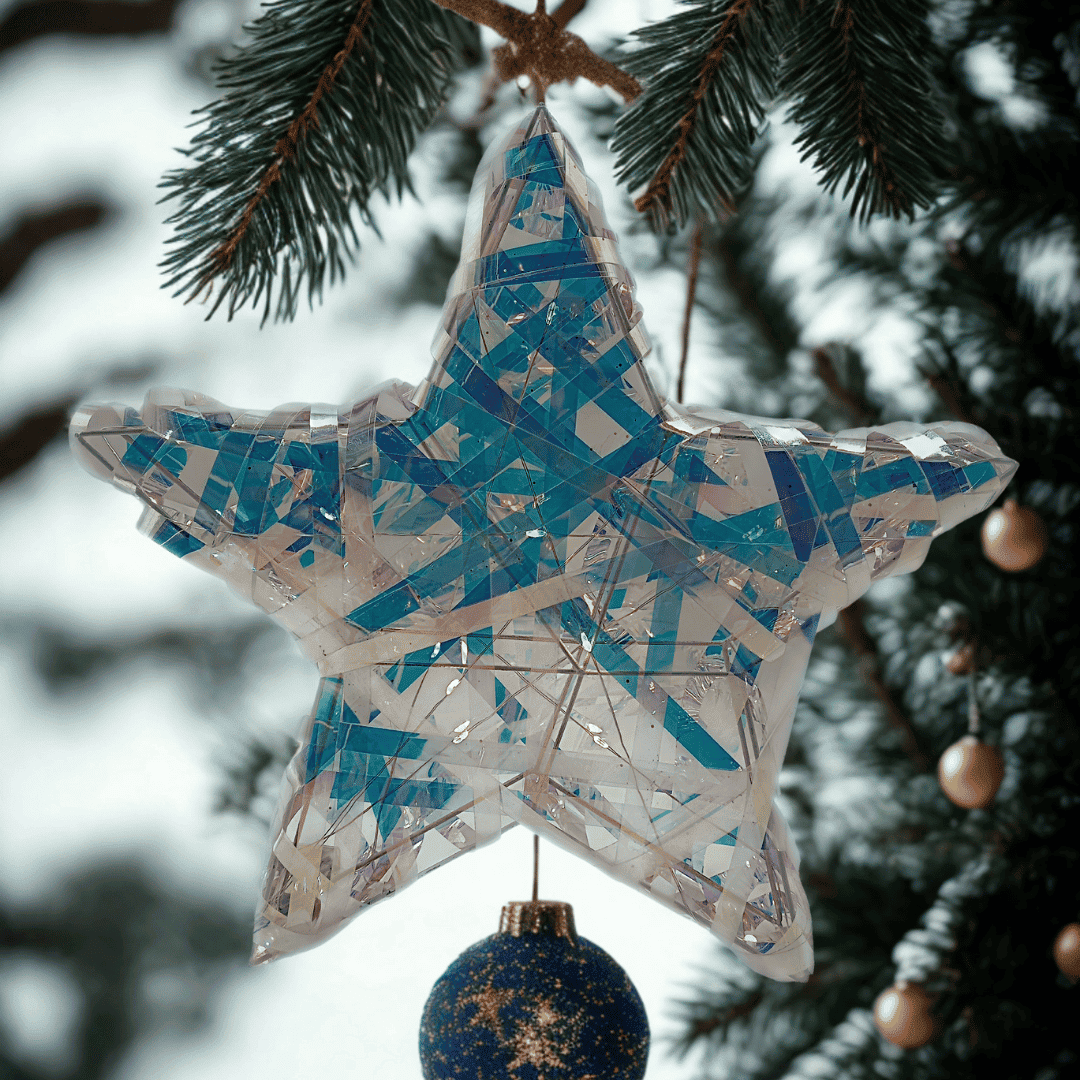 (FIG0831IR) Estrella con 15 luces, 35 x 5 cm