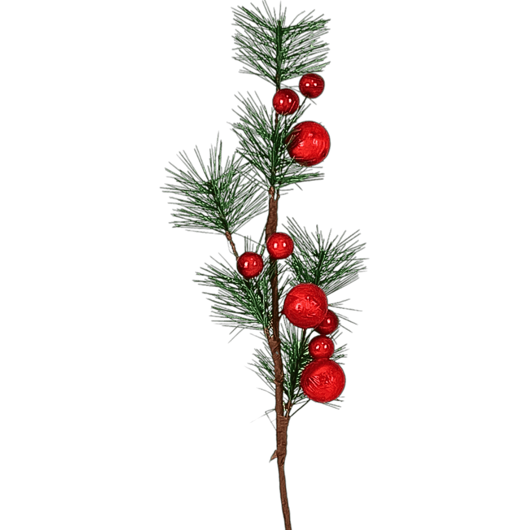 (FLA01034R) FOLLAJE PINO BERRY 55CM
