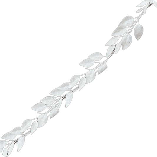 GUIRNALDA DE HOJAS 150 CM BLANCO