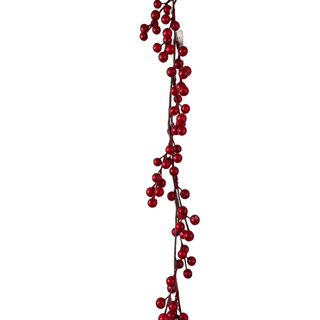 (Fla01084R) Guirnalda Berries 85Cm Rojo