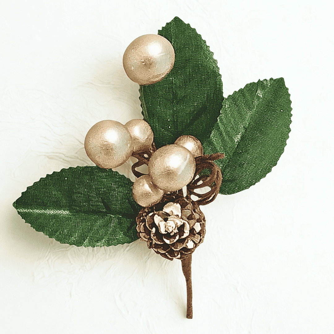(Fla01449ch) Mini pick perlas 15 cm cham