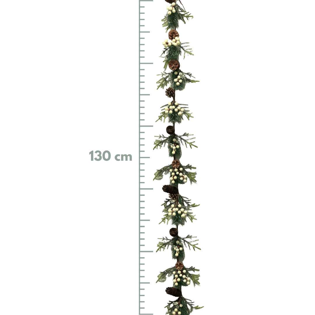 GUIRNALDA 130 CM CREMA
