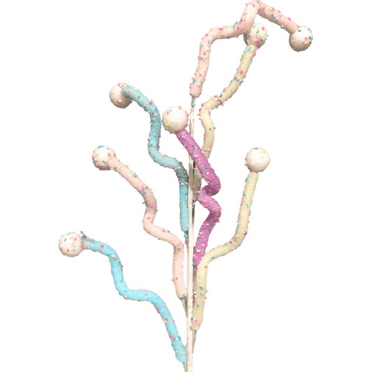 (FLA02234CA) Follaje curly 71 cm candy