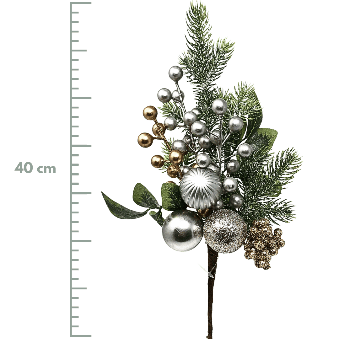 (FLA02250CH) Follaje vintage 40cm champaña