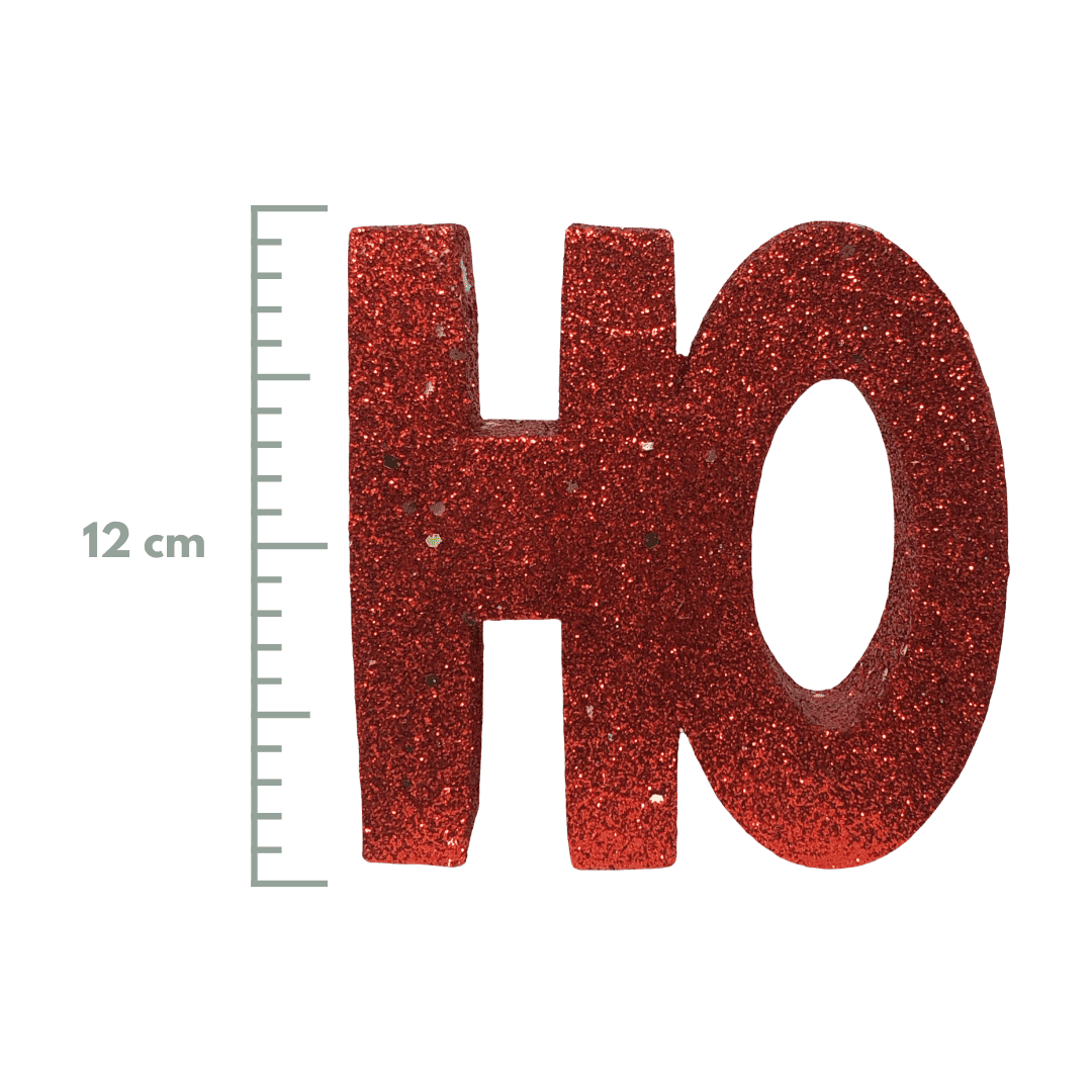 (FLA02260R) Letrero HOHO 12 cm