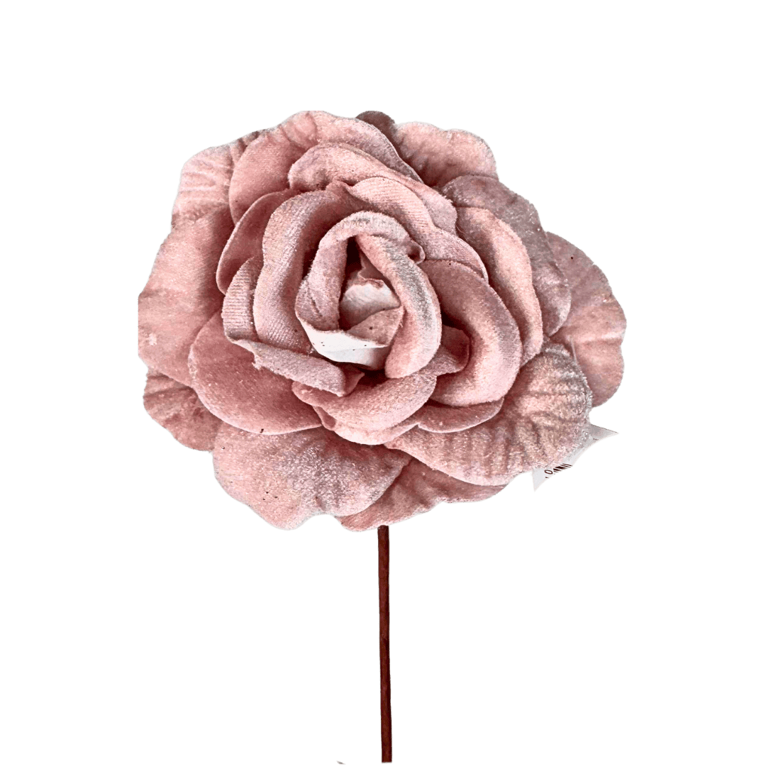 (FLA03070P) Rosa artificial rosa 10 cm