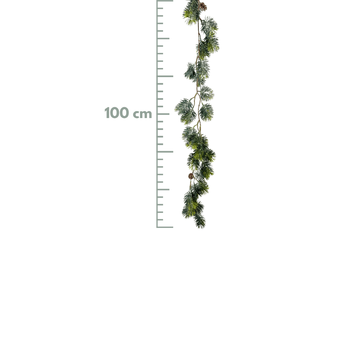 MINI GUIRNALADA NEVADA 100CM