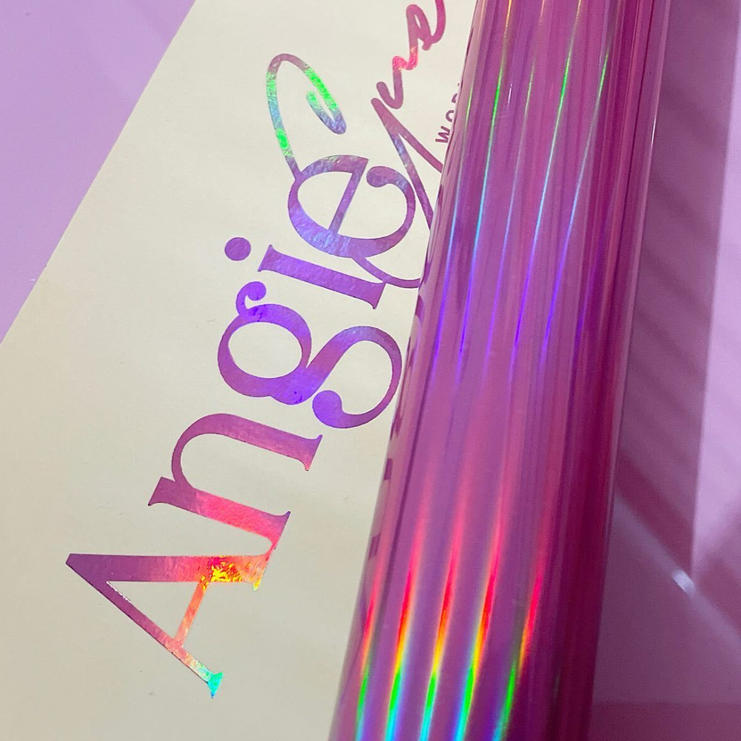 (28397) Rollos de foil holografico 32 cm x 3 mt