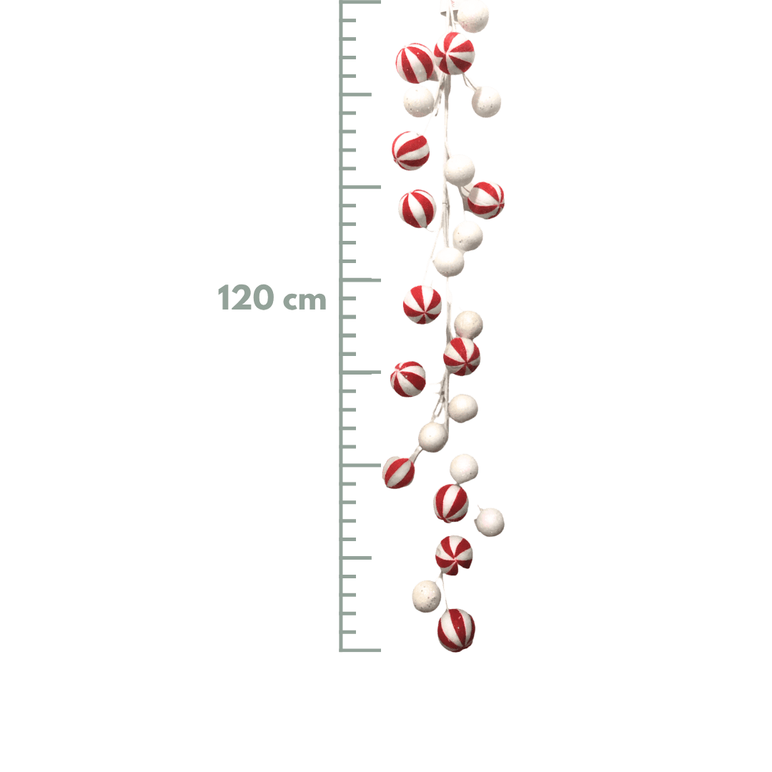 GUÍA ESFERAS CARAMELO 120CM