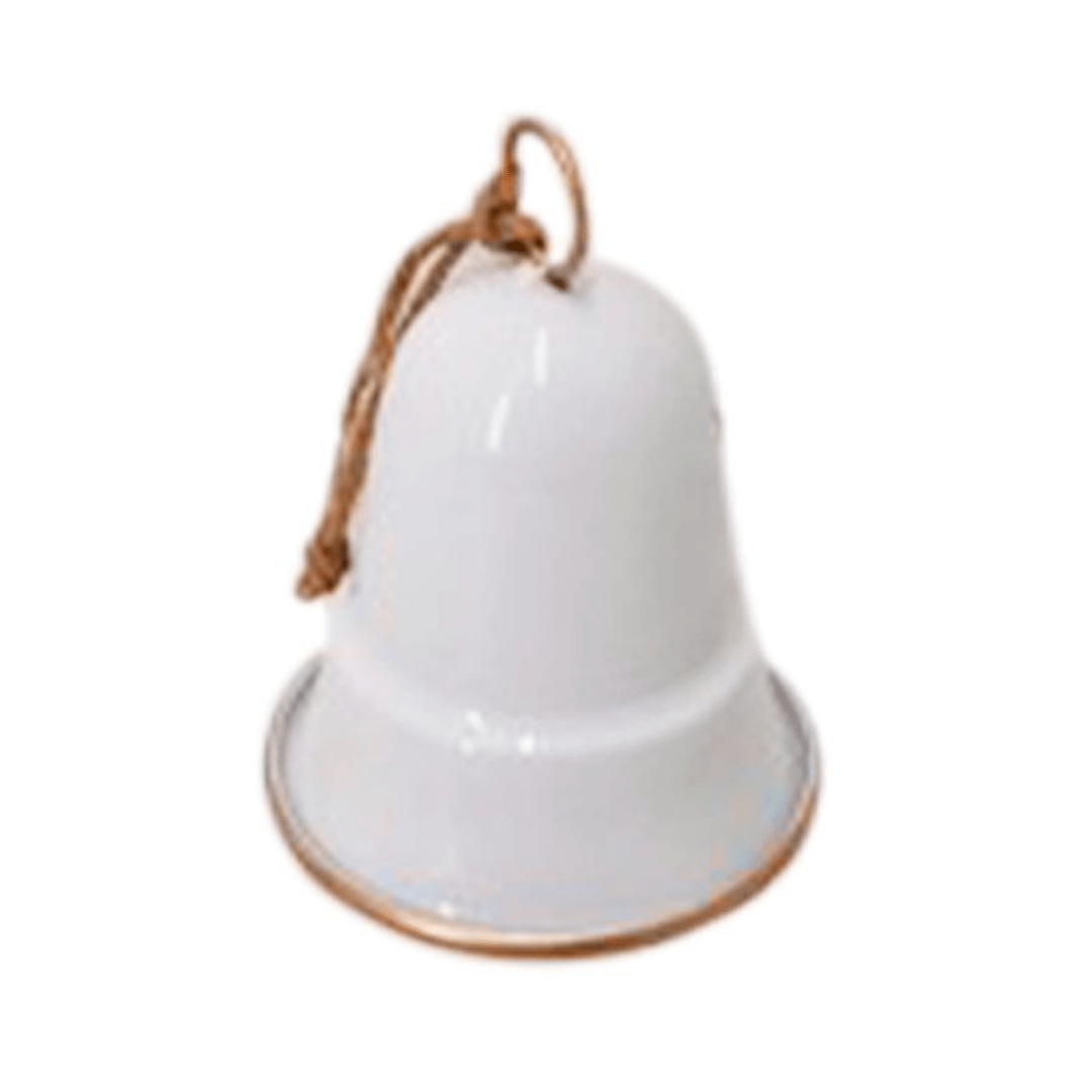 (HLM23149-W) Campana metalica 15x11 cm blanca