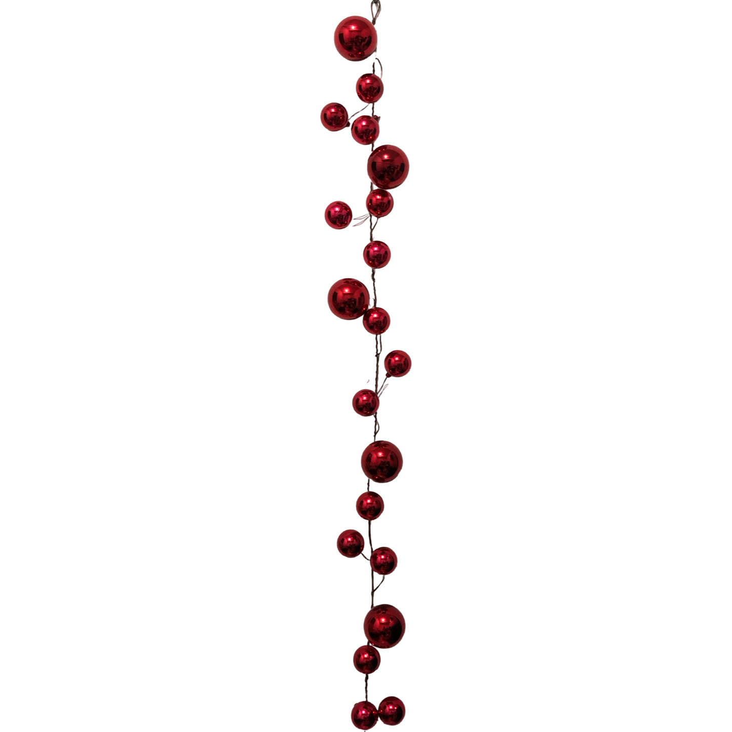 (FLP0011R) Follaje metalico 110 cm rojo