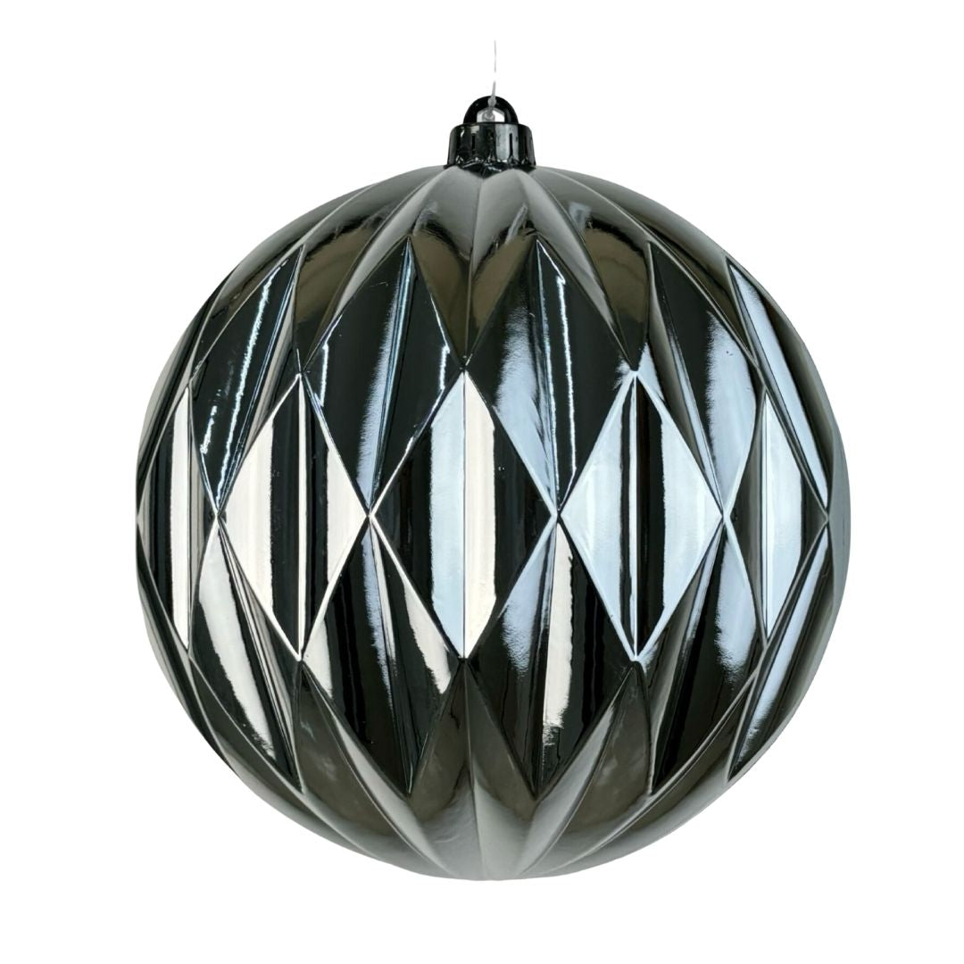 (Bhk01182S) Esfera Geo 20X6X20Cm Plata