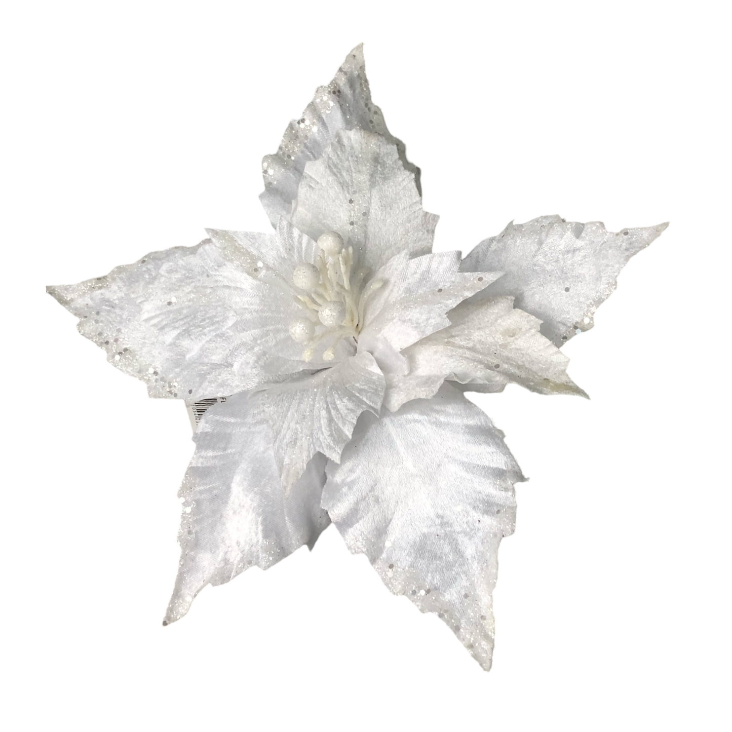 (FLM00081W) Nochebuena 39 cm blanco