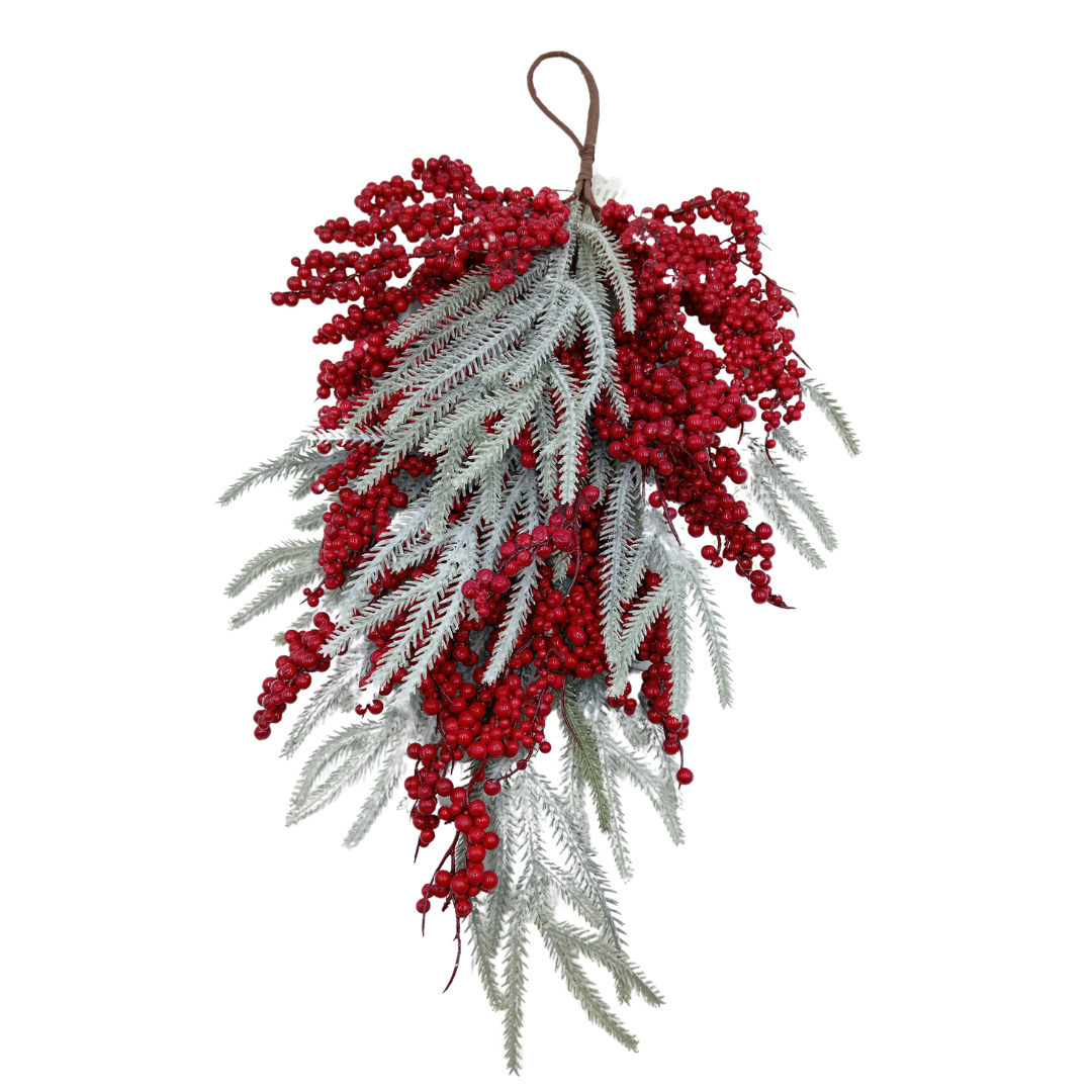 (MNC0005RJ) Muerdago 66 cm rojo