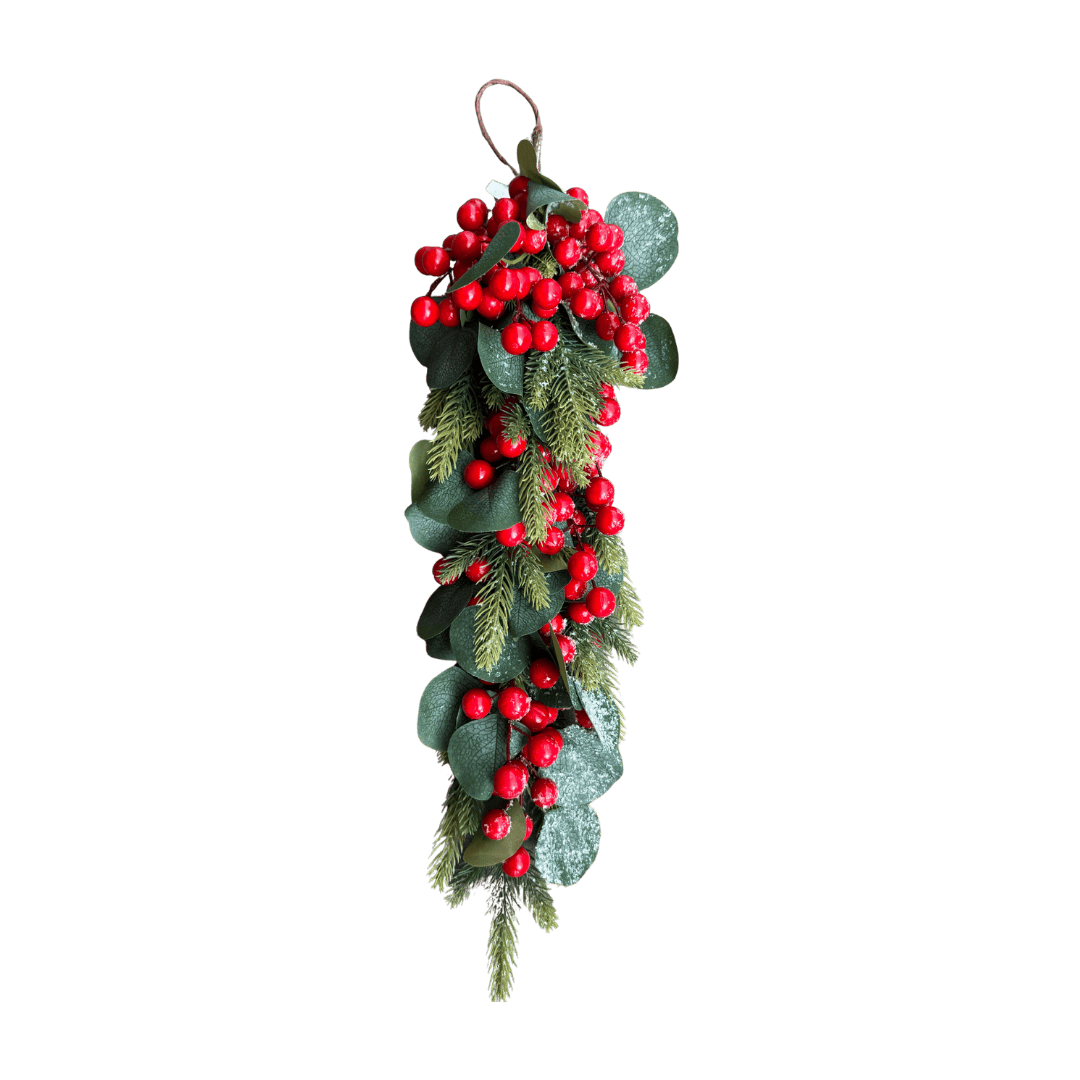 MUERDAGO BERRIES 50CM ROJO