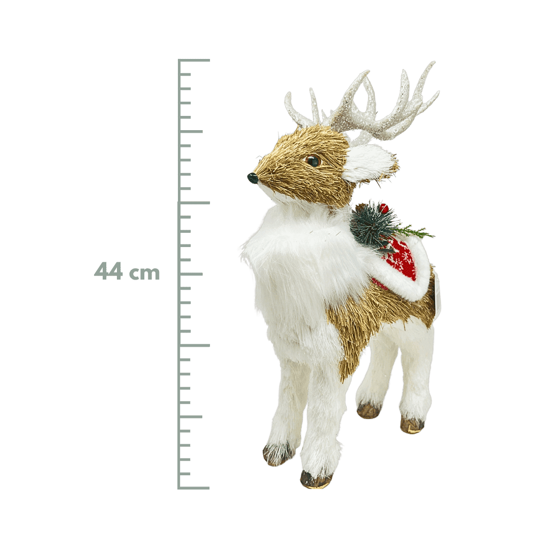 (MPD00799) Venado de madera 26X12X44CM