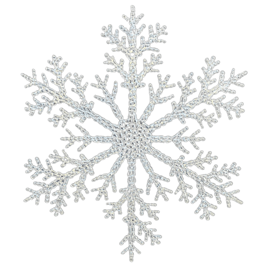 (Mli0400) Copo De Nieve de acrilico Tornasol 26X22Cm