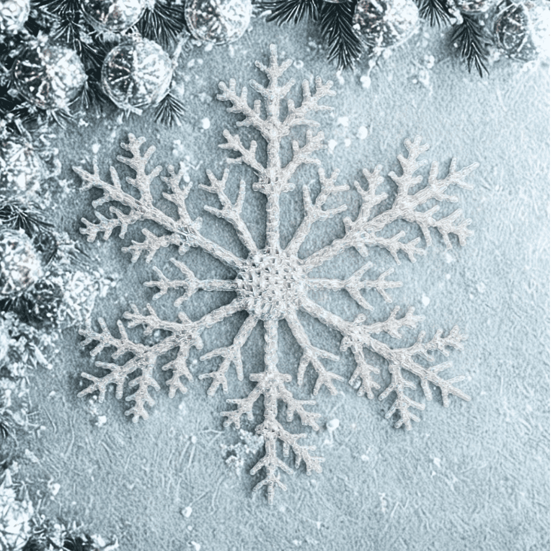 (Mli0401) Copo de nieve tornasol 21 cm