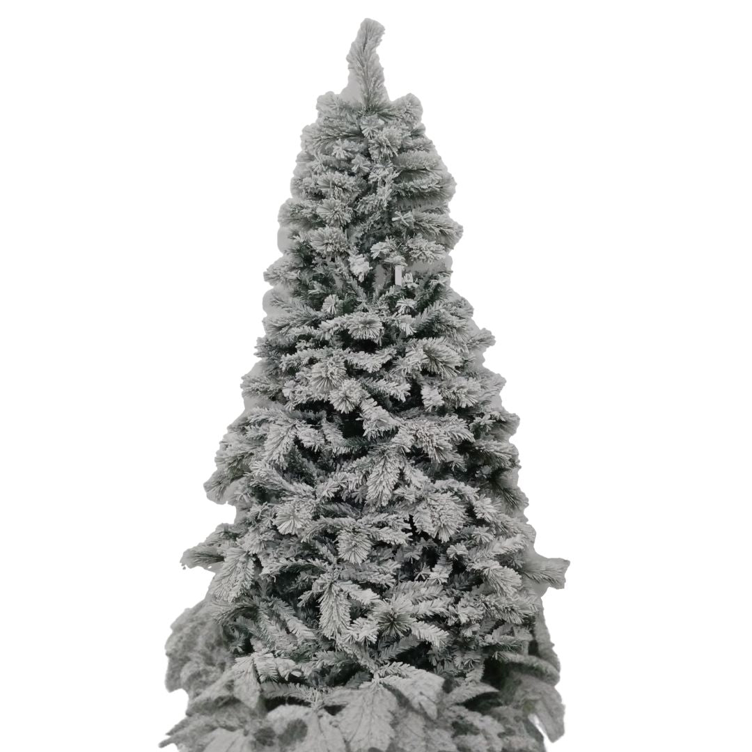 (NAV0233BL-180) Arbol de navidad nevado 180 cm blanco