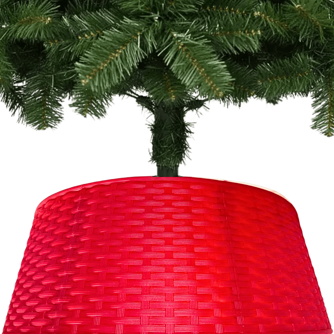 (NFF00002R) Pie de pino mimbre rojo 58.5 cm