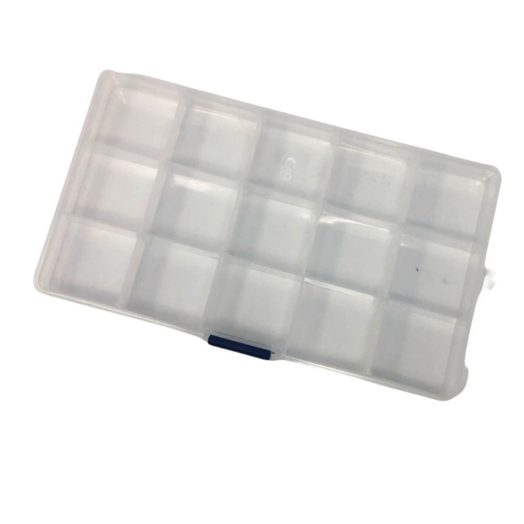 (ORN0007TR) Caja plastica organizadora 17 x 10 cm