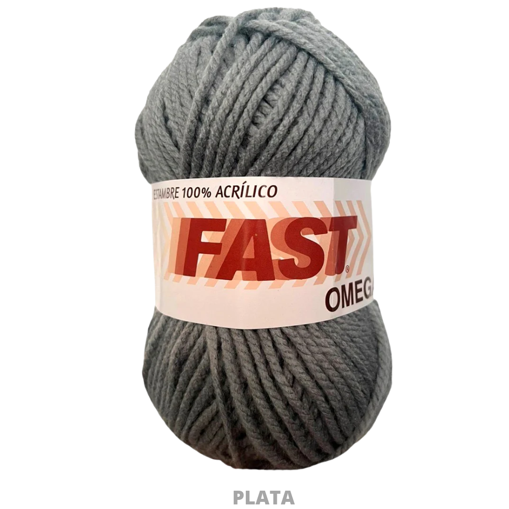 Estambre Fast C-91 Plata 100 Gr