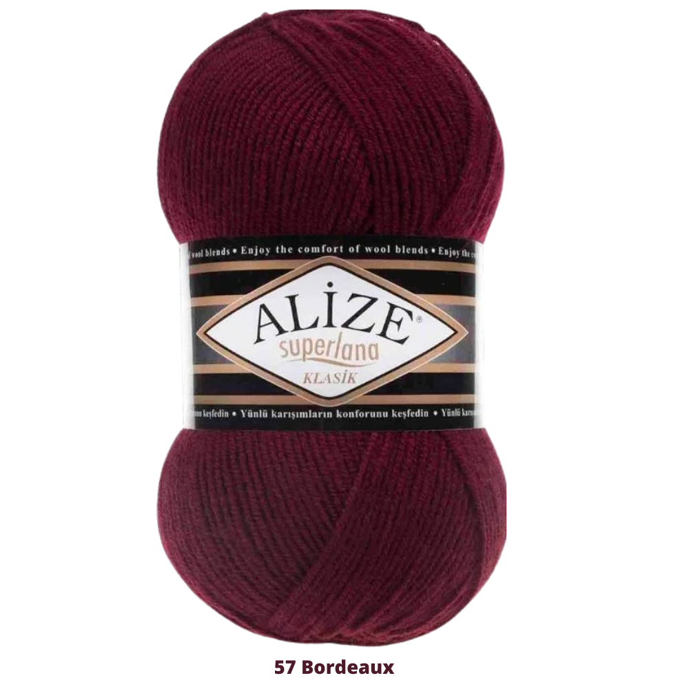 Superlana Klasik 57 Bordeaux 100 Gr