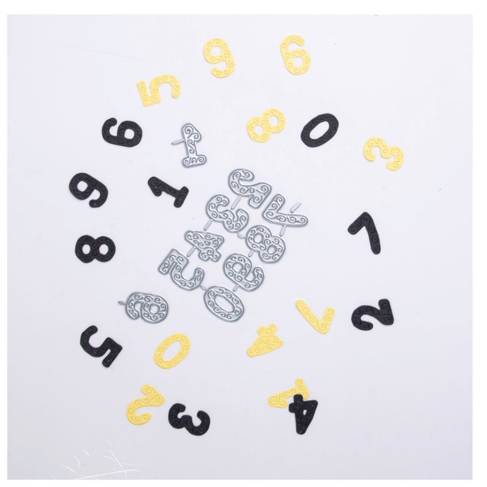 (4419-0872) Quelli Troquel Numeros Redondos 10 Pza