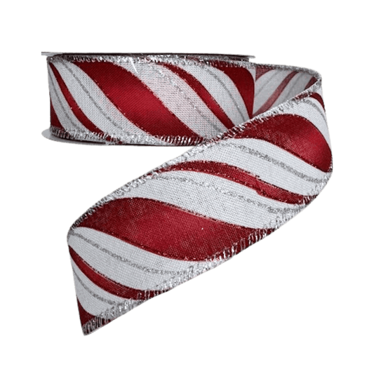 (TB01742) Liston navideño caramelo 4cmx9.14m