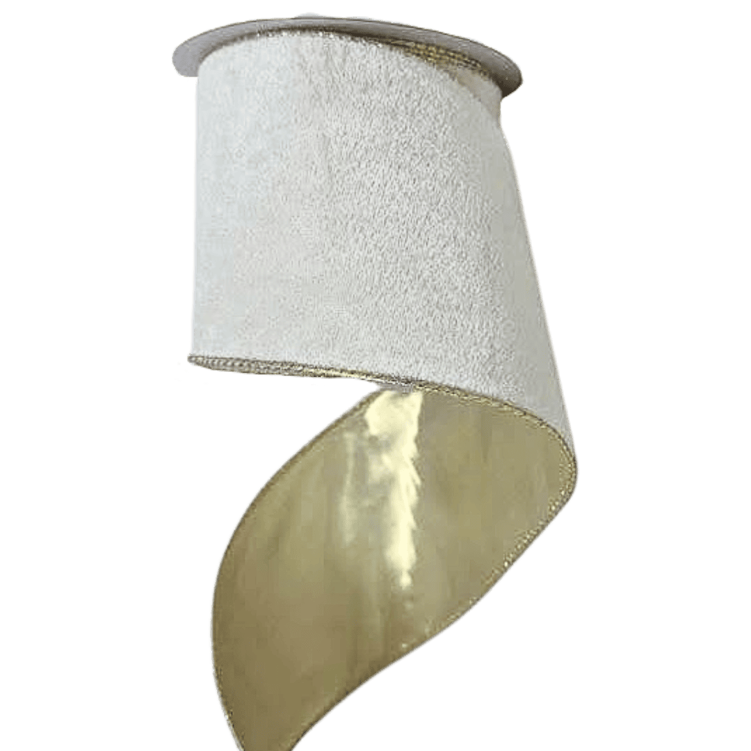 (TCH01839CH) Liston terciopelo champagne 10m x 9 m