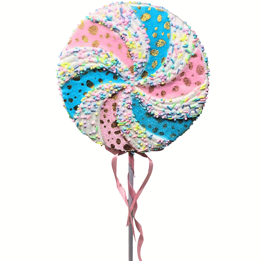 (VAD0018CE) Vara paleta de caramelo 48X20X3CM azul rosa