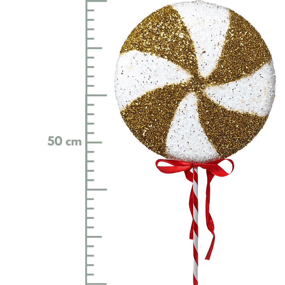 (VAD0022VN) Paleta de caramelo 50 X 23 X 2.5 CM oro