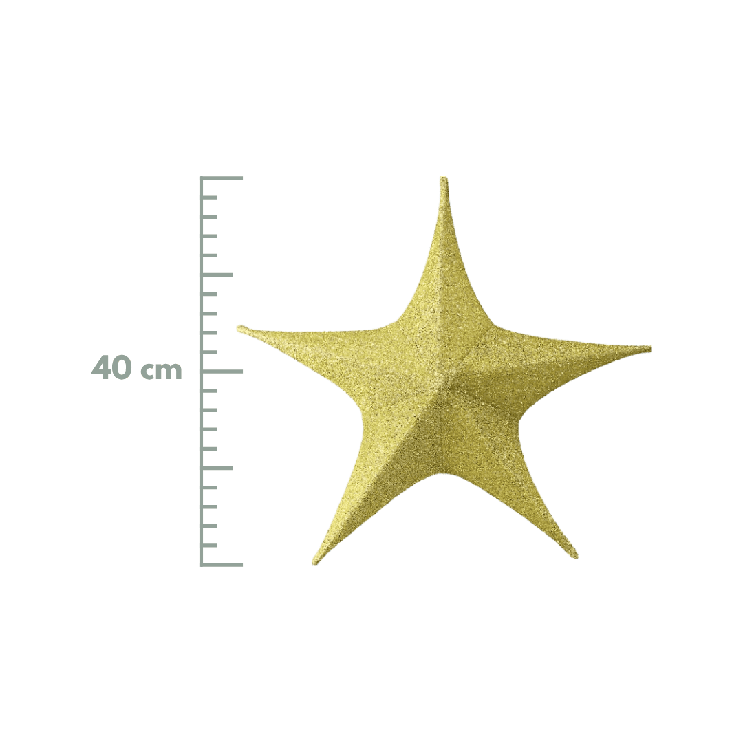 Estrella brillante oro 40cm/65cm/80cm/110cm