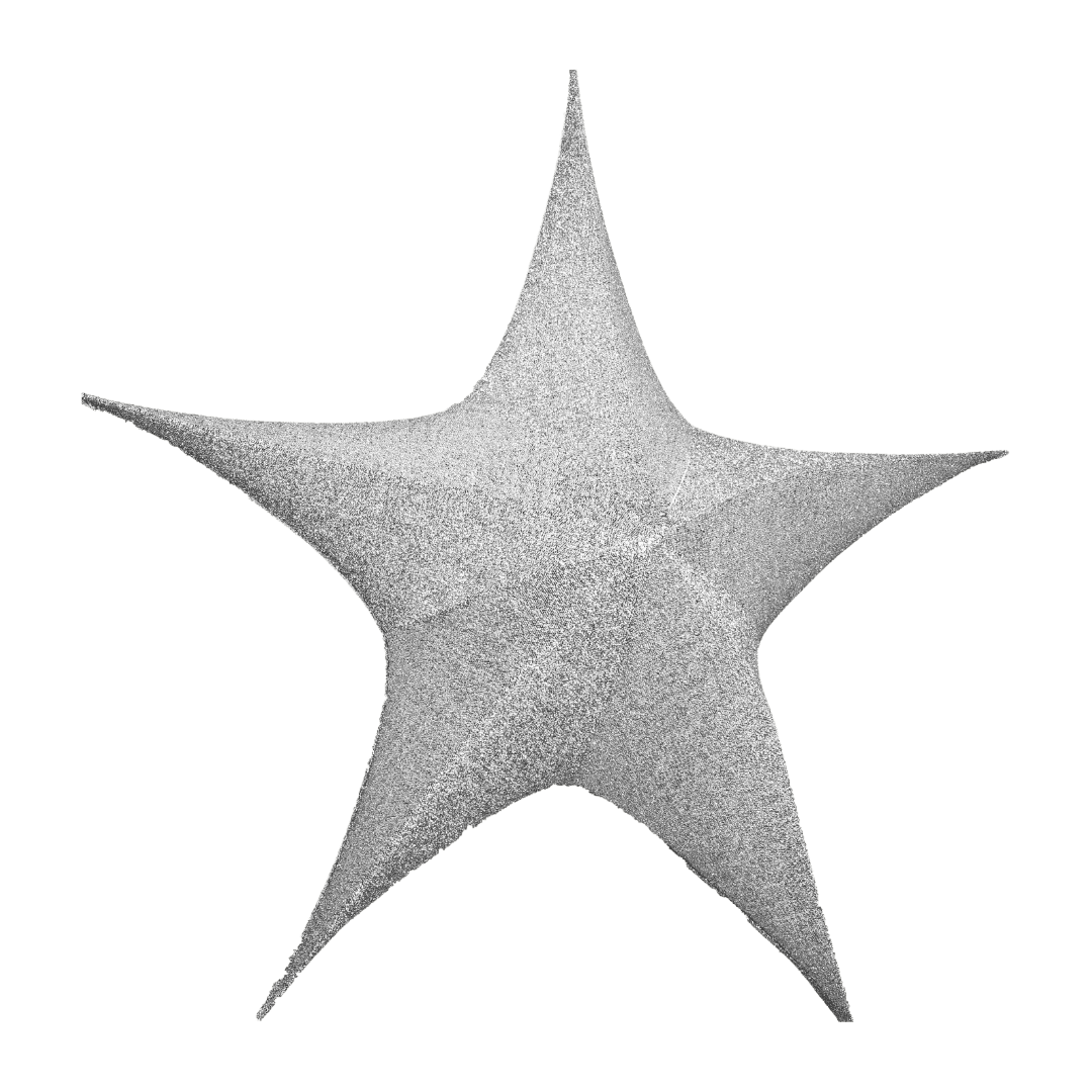 Estrella brillante plata 40cm/65cm/80cm/110cm