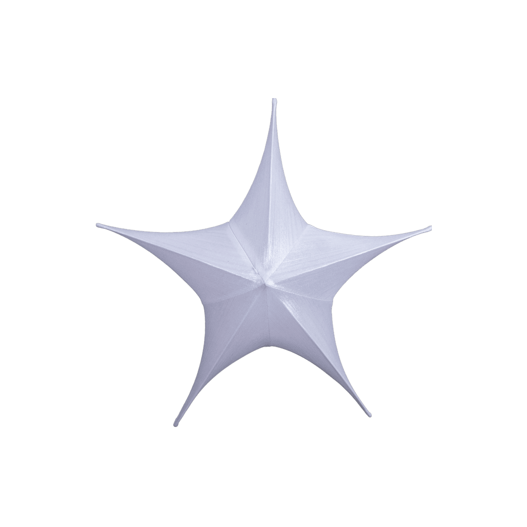 Estrella metalica blanca 40cm/65cm/80cm/110cm
