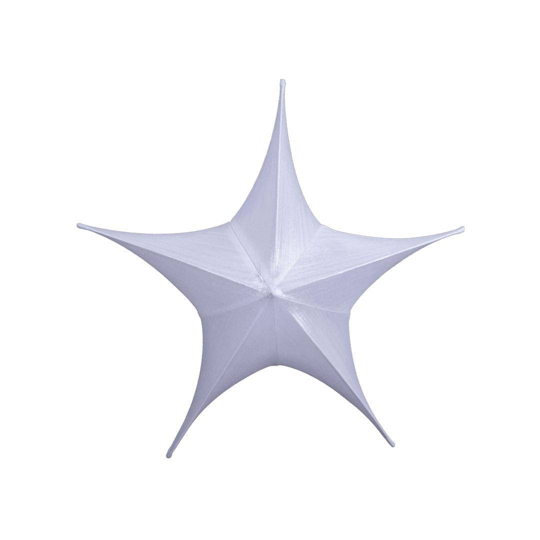 Estrella metalica blanca 40cm/65cm/80cm/110cm