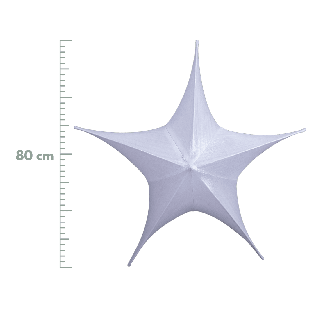 Estrella metalica blanca 40cm/65cm/80cm/110cm