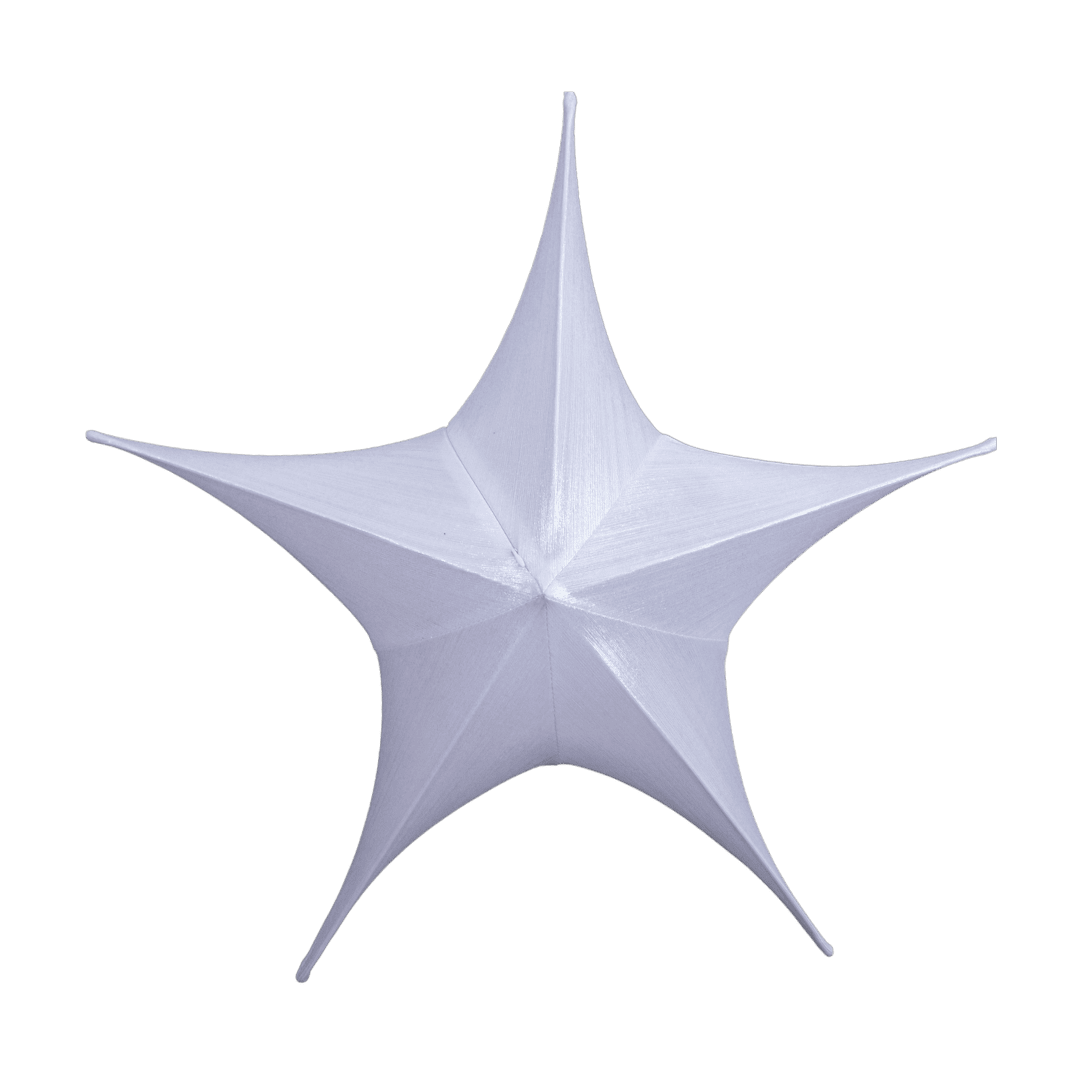 Estrella metalica blanca 40cm/65cm/80cm/110cm