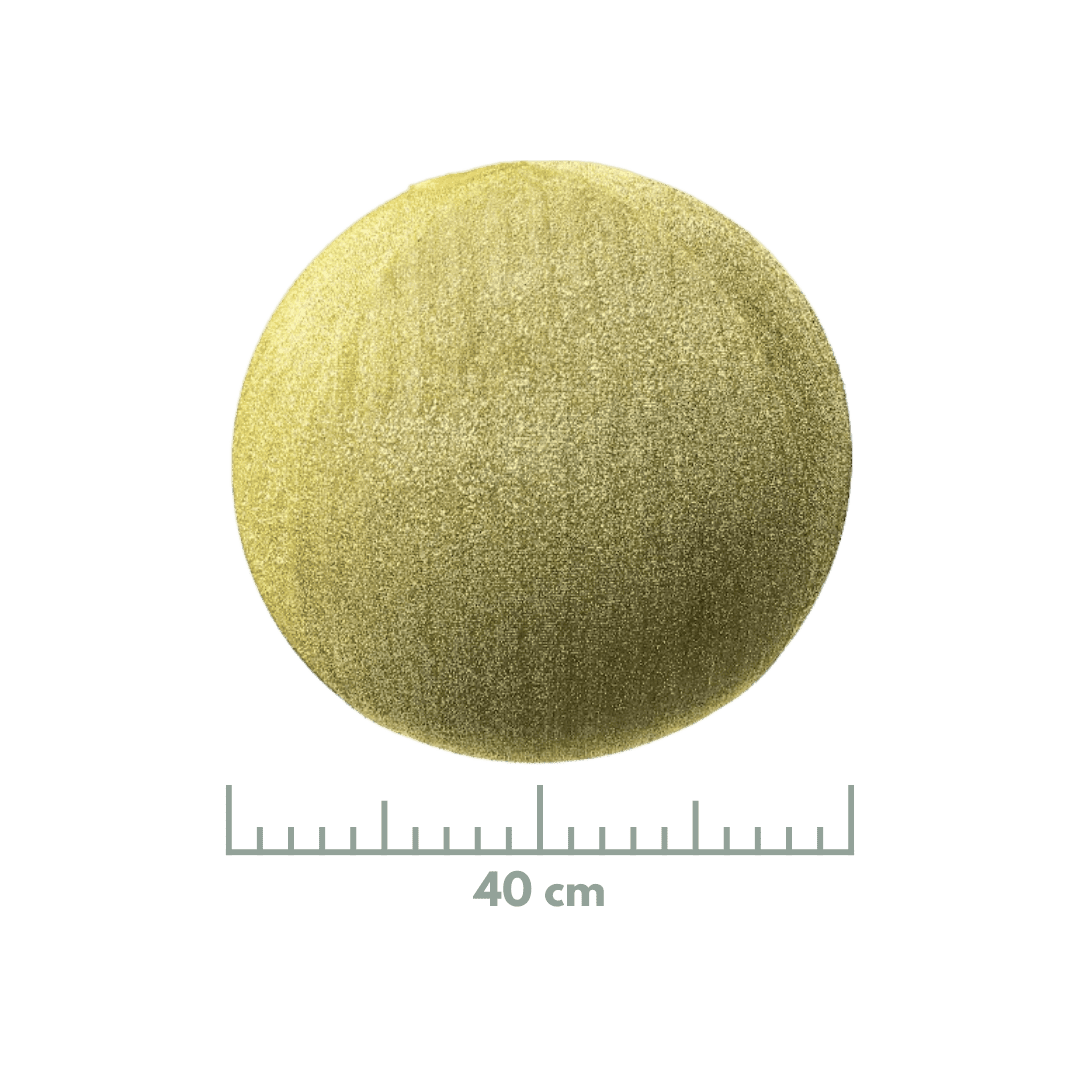 Esfera inflable brillante oro 40cm/50cm