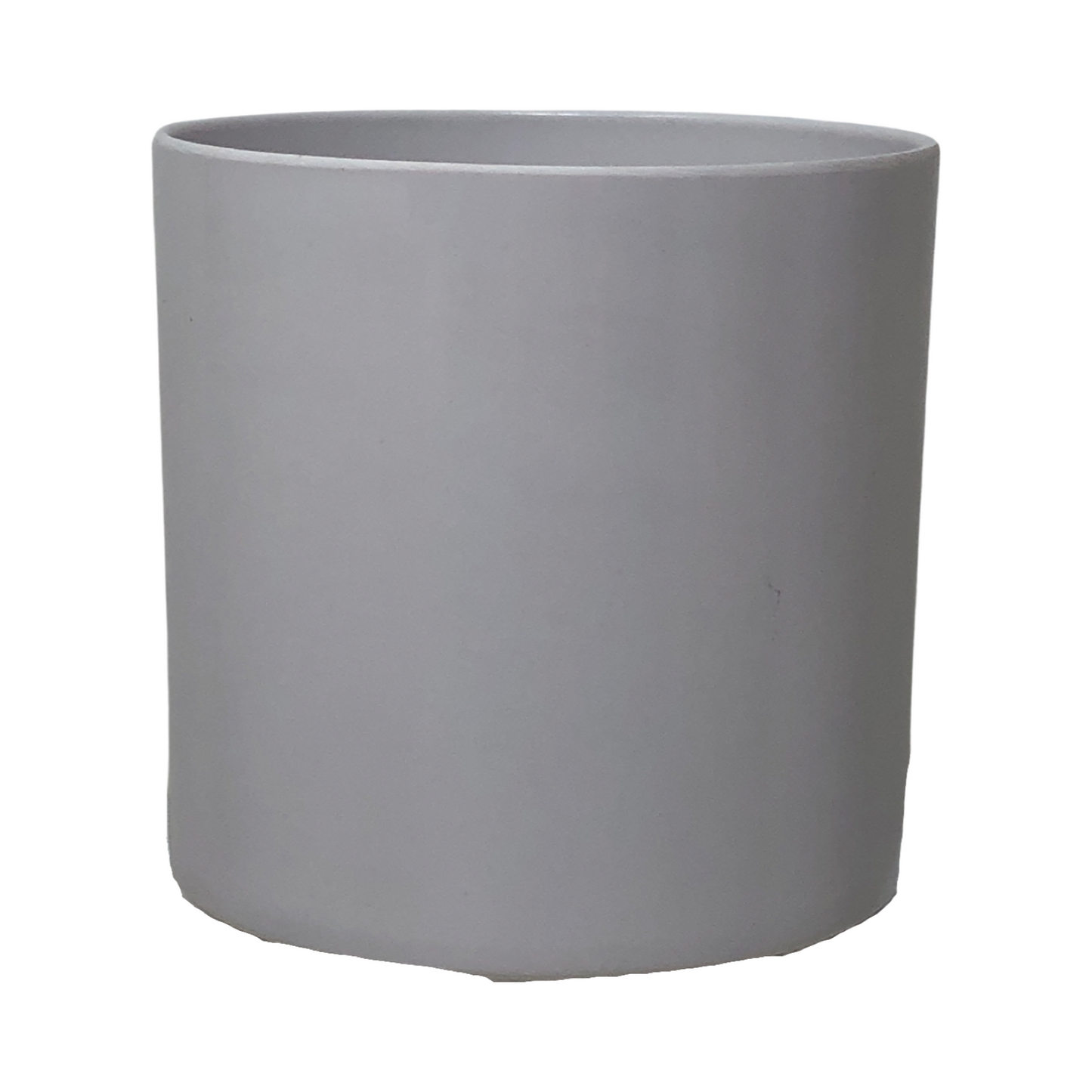 (29266) Maceta de melamina 11 x 10.5 cm lisa blanca