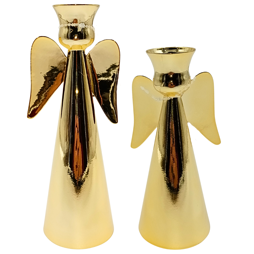 Candelabro angelito oro