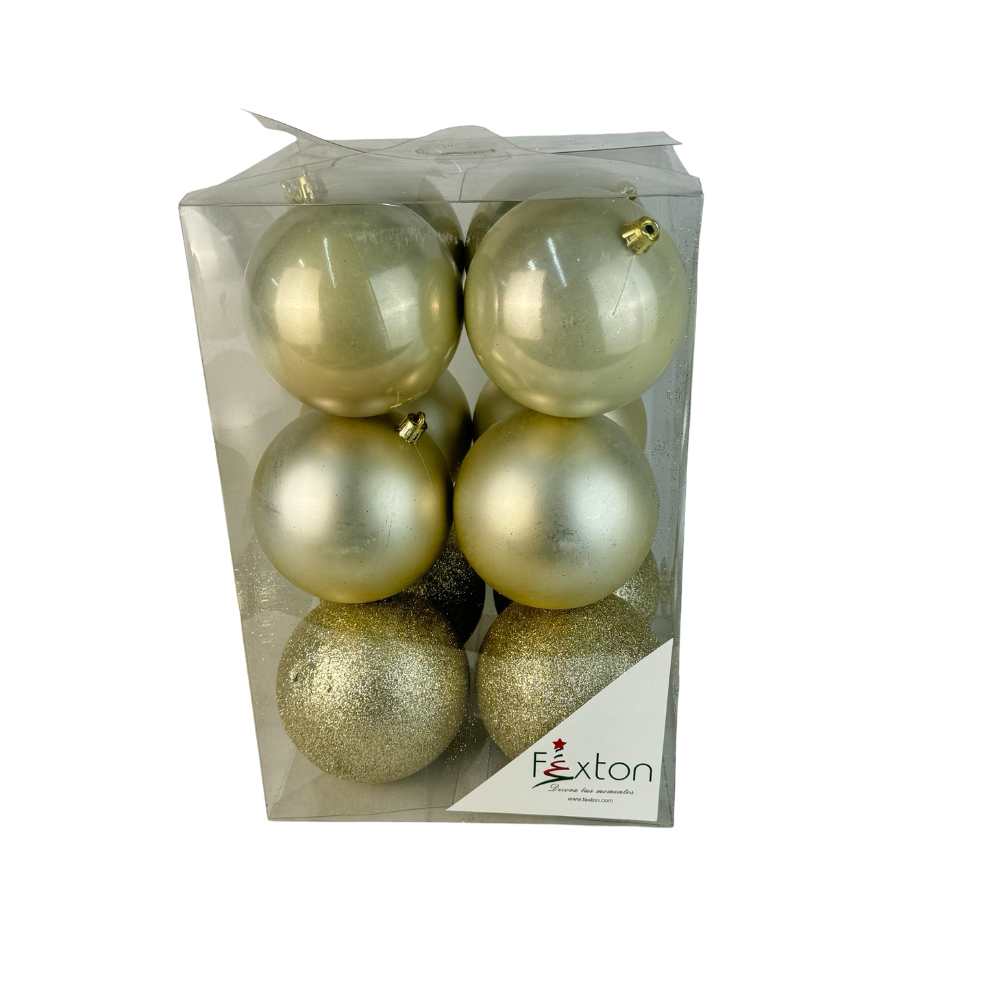 (Bhk01170Ch) Tarro Cuad Esfera 10Cm C/12 Champ