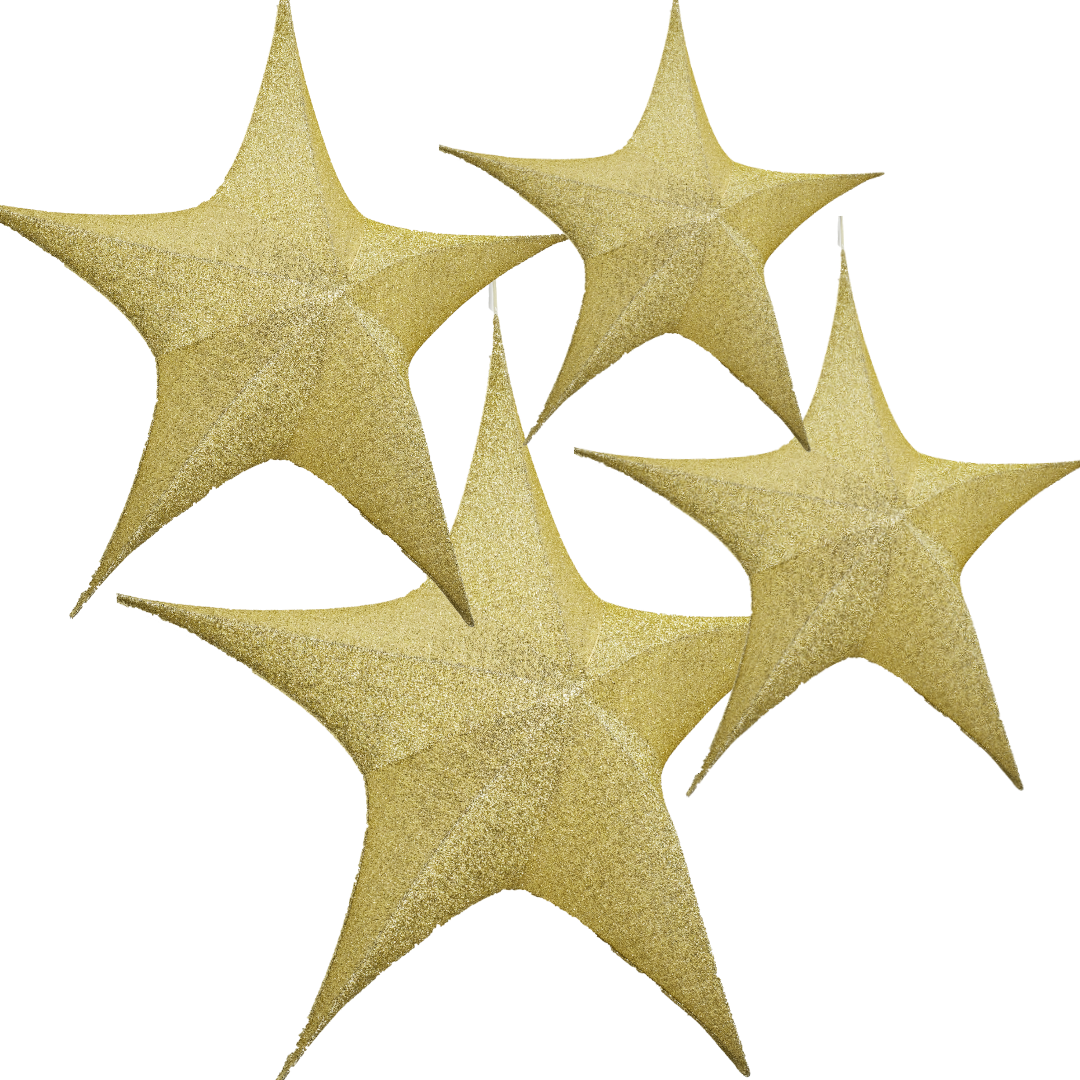 Estrella brillante oro 40cm/65cm/80cm/110cm