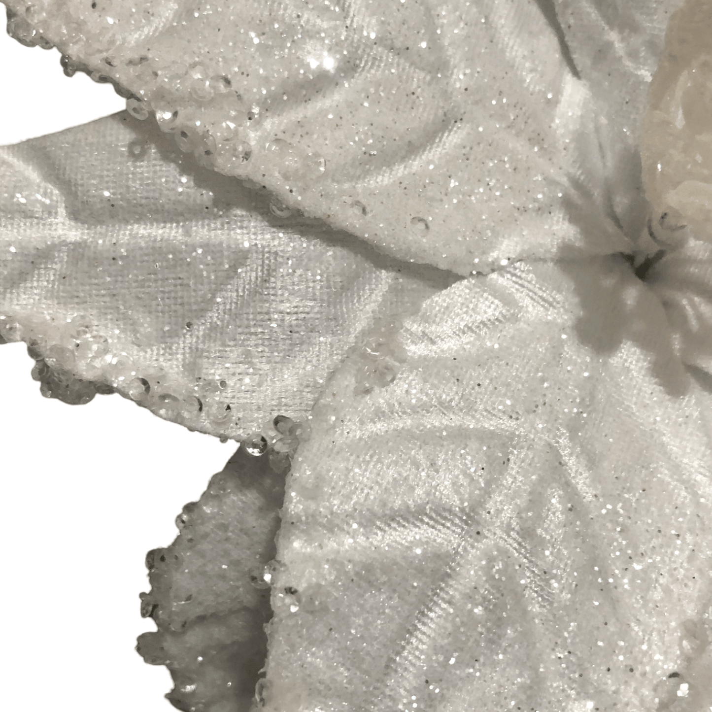 (FLA02387W) Nochebuena 30 cm blanco