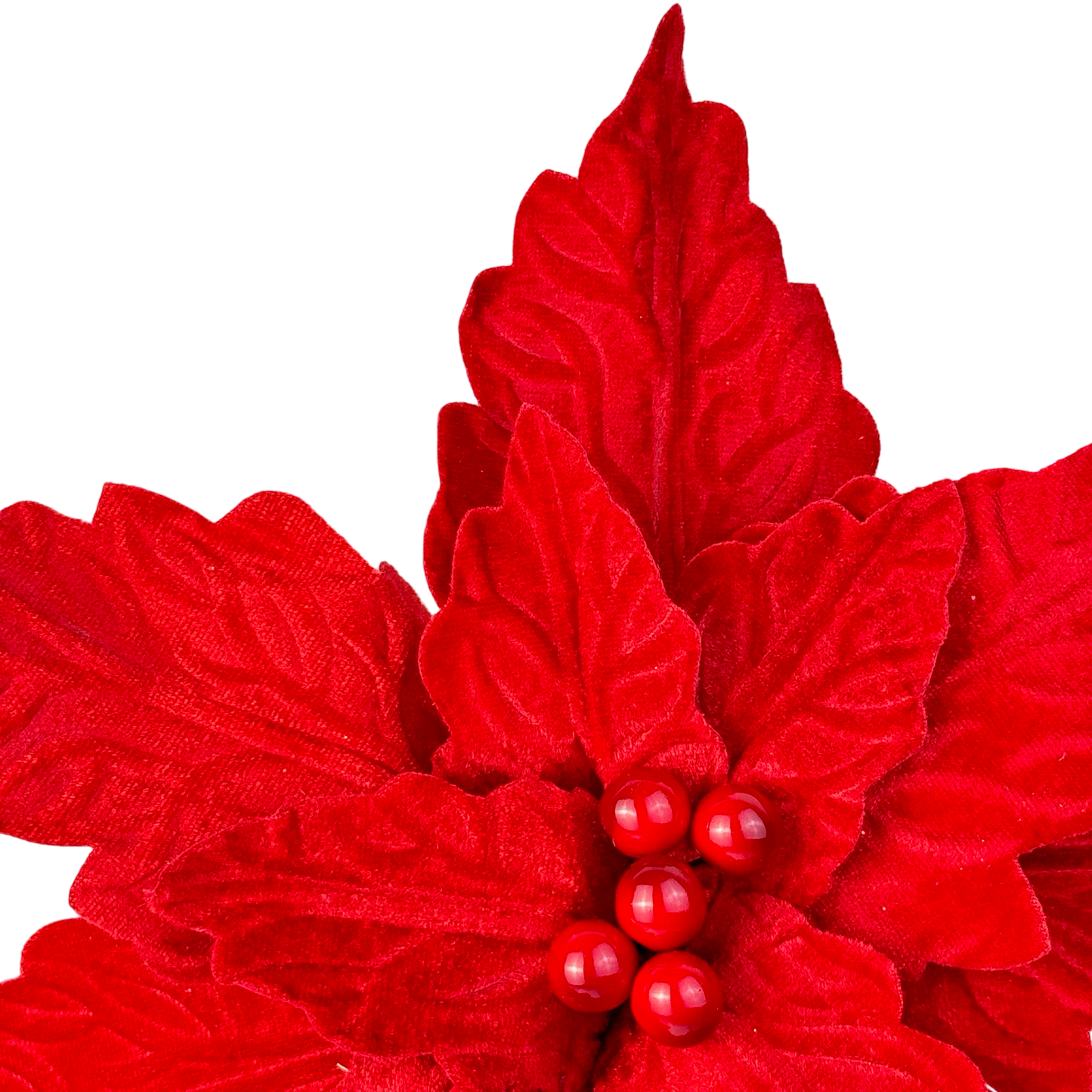 (FLR00946R) Noche buena 30 cm rojo