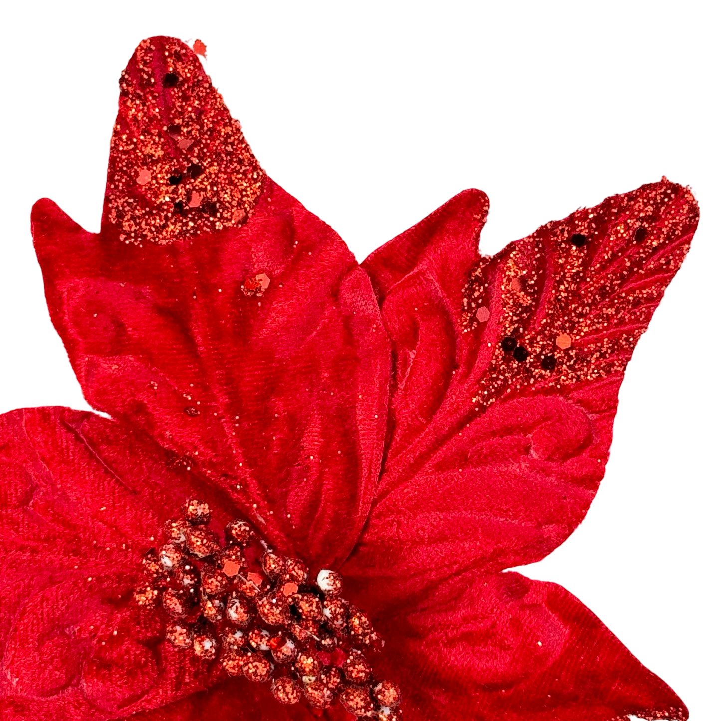 (FLR00957R) Noche buena 22 cm rojo