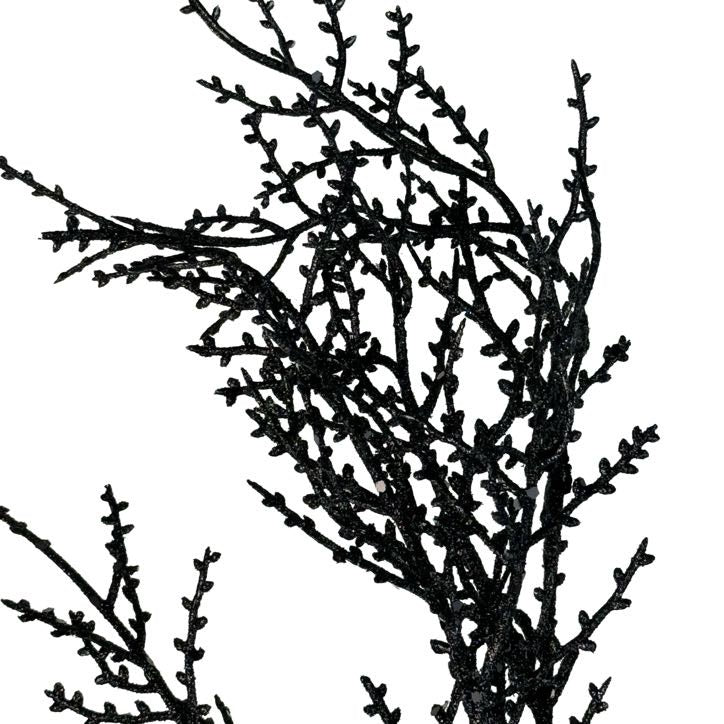 (FLP0003BK) Follaje metalico 80 cm negro