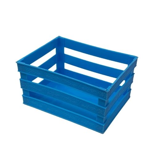 (24362) Huacal grande rect 15x11x8 cm Celeste