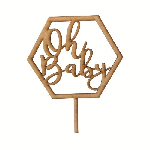 Topper para pastel Oh Baby